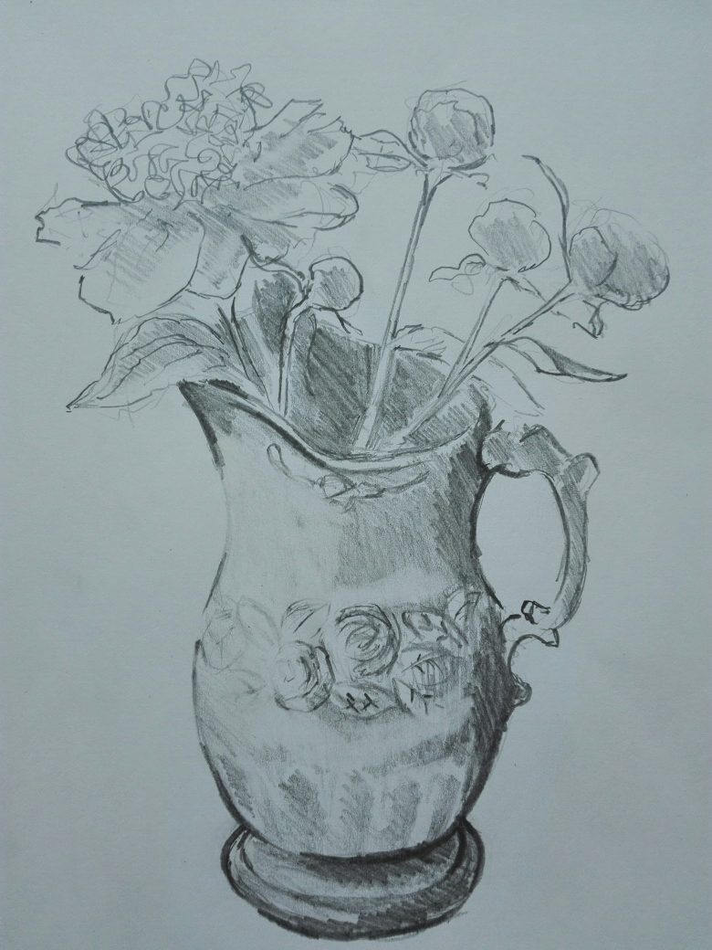 Vaas met bloemen 